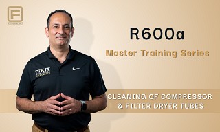 Properly Cleaning of Compressor & filter drier tubes