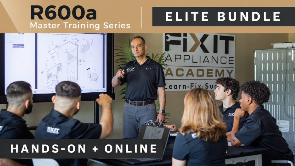R600a online and hands-on sealed system training bundle